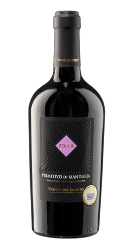 Vigneti del Salento Zolla Primitivo di Manduria 2021 | Rotwein | Apulien – Italien | 1 x 0,75 Liter von Vigneti del Salento