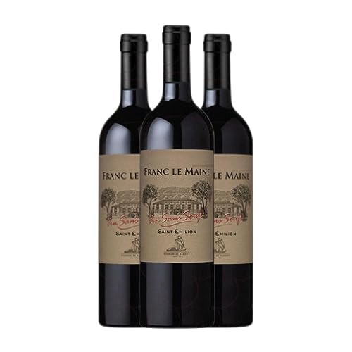 Vignobles Bardet Château Franc le Maine Saint-Émilion Alterung 75 cl (Schachtel mit 3 Flaschen von 75 cl) von Distribuidor