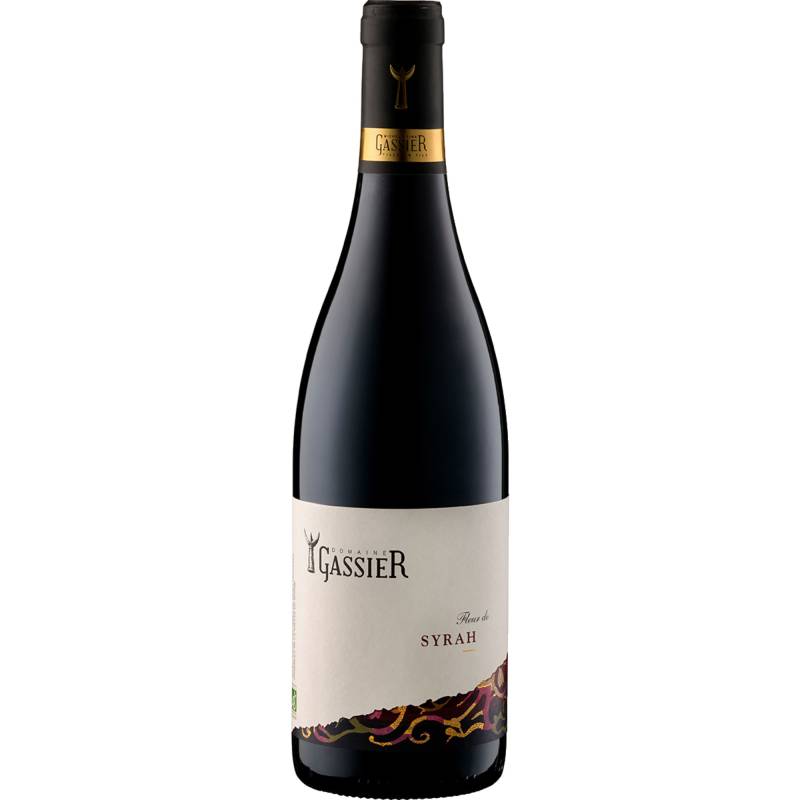 Domaine Gassier Fleur De Syrah Bio, Costières de Nîmes AOP, Rhône, 2022, Rotwein von Vignobles Michel Gassier ,   FR 30132 Caissargues