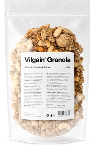Vilgain Granola (Kokosnuss, Mandeln und Cashewnüsse) von Vilgain