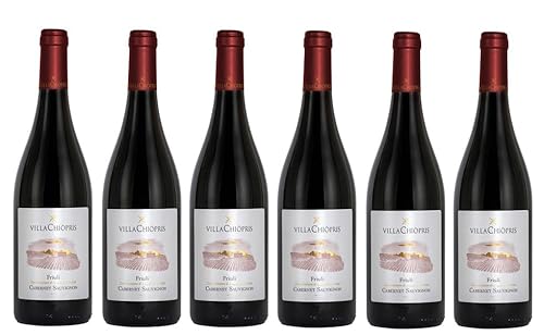 6x 0,75l - 2022er - Villa Chiòpris - Cabernet Sauvignon - Friuli Grave D.O.P. - Friaul - Italien - Rotwein trocken von Villa Chiòpris