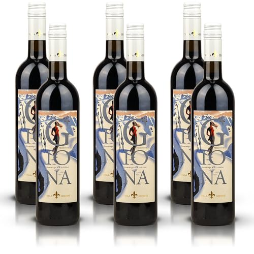 Villa Geissini GIONA Primitivo, trocken, sortenreines Weinpaket (6x0,75l) von Villa Geissini