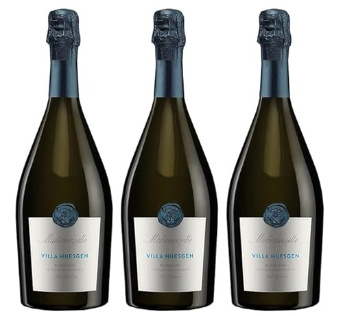 3x 0,75l - 2019er - Villa Huesgen - Mademoiselle - Riesling-Sekt - métode traditionelle - Mosel - Deutschland - Schaumwein brut von Villa Huesgen