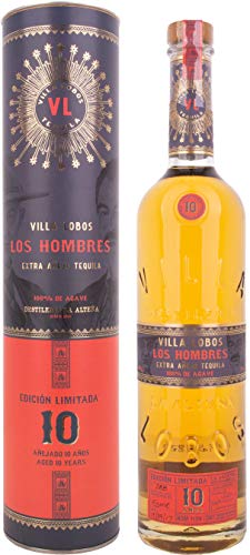 Villa Lobos LOS HOMBRES Extra Añejo Tequila 100% Agave 10 Jahre (1 x 0.7 l) von Villa Lobos