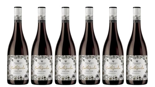 6x 0,75l - 2020er - Villa Maria - EarthGarden - Pinot Noir - Marlborough - Neuseeland - Rotwein trocken von Villa Maria