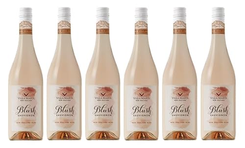 6x 0,75l - 2022er - Villa Maria - Blush - Sauvignon - Marlborough - Neuseeland - Rosé-Wein trocken von Villa Maria