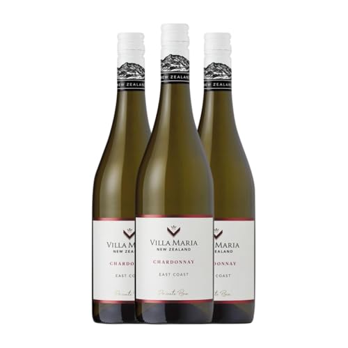 Villa Maria Private Bin East Coast Chardonnay Marlborough 75 cl Weißwein (Karton mit 3 Flaschen von 75 cl) von Villa Maria