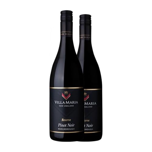 Villa Maria Spätburgunder Marlborough Reserve 75 cl Rotwein (Karton mit 2 Flaschen von 75 cl) von Villa Maria