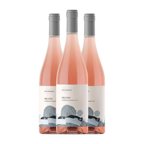 Villa Raiano Orano Campania Rosato Aglianico Campania 75 cl Rosé-Wein (Karton mit 3 Flaschen von 75 cl) von Villa Raiano