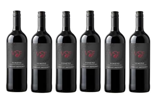 6x 1,0l - Villa Santa Flavia - Cabernet Sauvignon - LITER - Veneto I.G.P. - Italien - Rotwein trocken von Villa Santa Flavia