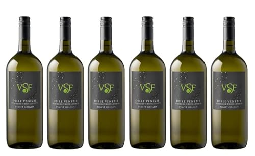 6x 1,5l - 2024er - Villa Santa Flavia - Pinot Grigio - MAGNUM - Veneto D.O.P. - Italien - Weißwein trocken von Villa Santa Flavia