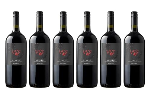 6x 1,5l - Villa Santa Flavia - Merlot - MAGNUM - Veneto I.G.P. - Italien - Rotwein trocken von Villa Santa Flavia