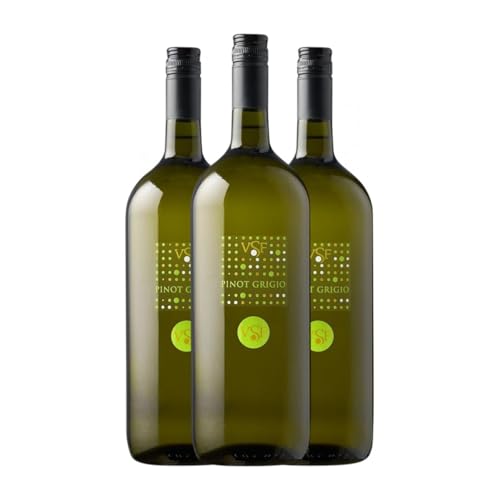 Villa Santa Flavia Grauburgunder Venezia Magnum-Flasche 1,5 L Weißwein (Karton mit 3 Magnum-Flasche von 1,5 L) von Villa Santa Flavia