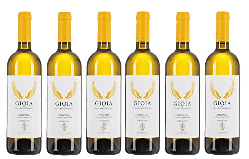 6x 0,75l - 2022er - Villa Santo Stefano - Gioia - Bianco - Toscana I.G.P. - Italien - Weißwein trocken von Villa Santo Stefano