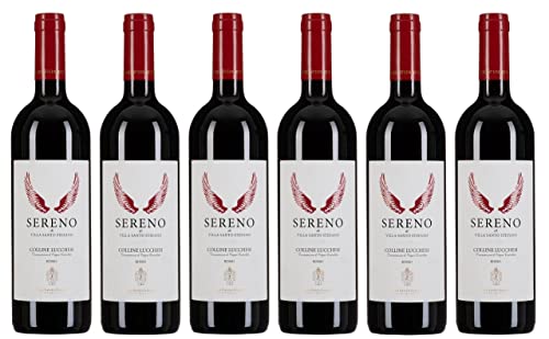 6x 0,75l - 2022er - Villa Santo Stefano - Sereno - Rosso - Toscana I.G.P. - Italien - Rotwein trocken von Villa Santo Stefano