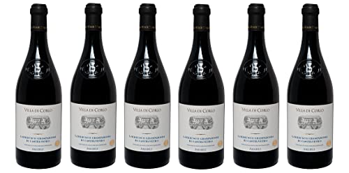 6x 0,75l - 2023er - Villa di Corlo - Lambrusco Grasparossa di Castelvetro D.O.P. - amabile - Emilia-Romagna - Italien - roter Perlwein lieblich von Villa di Corlo