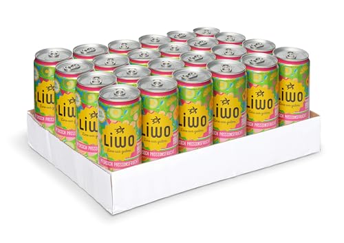 Liwo Pfirsich Passionsfrucht Limonade 24 x 0,33 Liter inkl. 6€ DPG Pfand von Villars