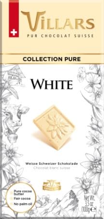 Villars Collection Pure White Weisse Schweizer Schokolade 100g von Villars