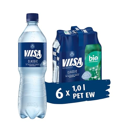 VILSA Mineralwasser Classic, 6 x 1,00 l PET von Vilsa