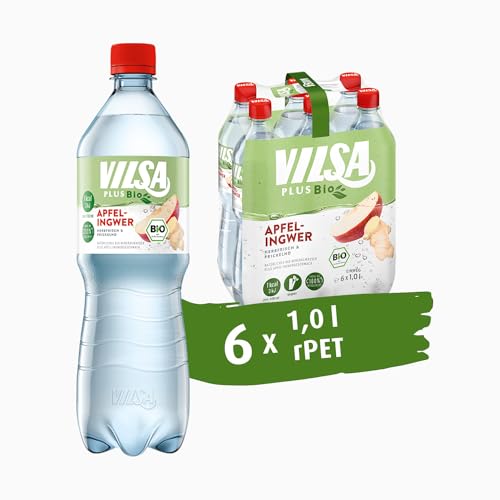 VILSA PLUS Bio Apfel-Ingwer, 6 x 1,00 l rPET von Vilsa