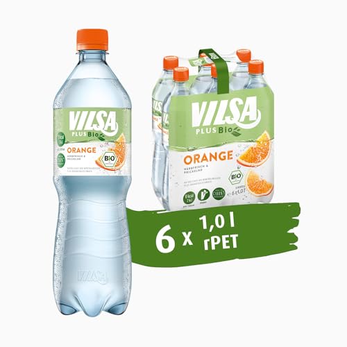 VILSA PLUS Bio Orange, 6 x 1,00 l rPET von Vilsa