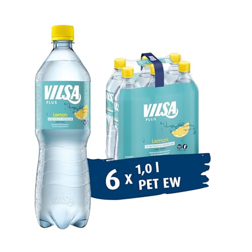 VILSA Plus Lemon, 6 x 1,00 l PET von Vilsa