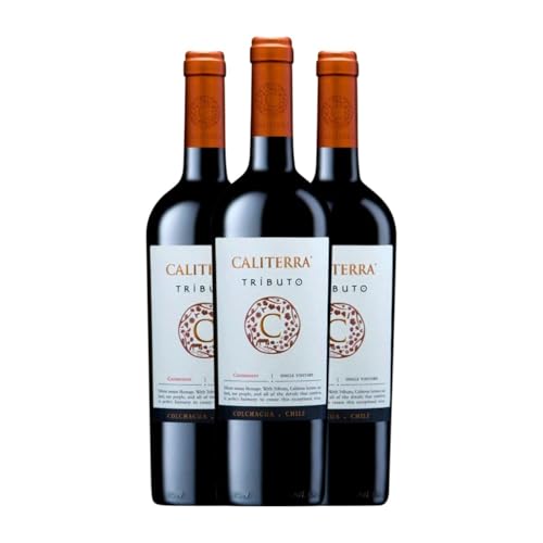 Vina Caliterra Tributo Carmenère Valle de Colchagua 75 cl Rotwein (Karton mit 3 Flaschen von 75 cl) von Vina Caliterra