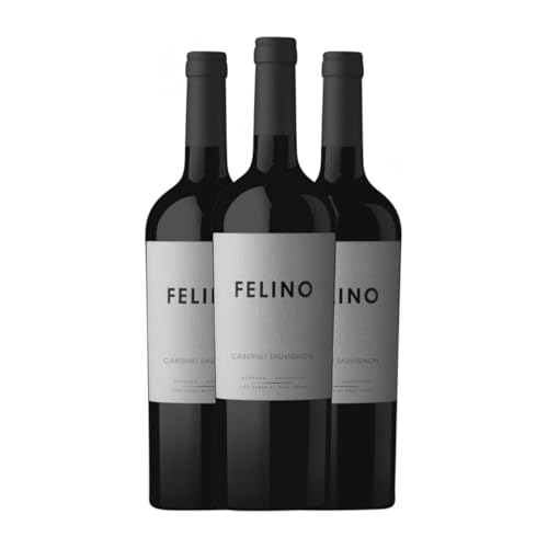 Vina Cobos Felino Cabernet Sauvignon Mendoza 75 cl Rotwein (Karton mit 3 Flaschen von 75 cl) von Vina Cobos