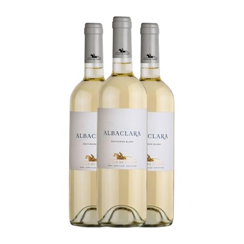 Viña Haras de Pirque Albaclara Sauvignon Weiß Valle del Maipo Große Reserve 75 cl Weißwein (Karton mit 3 Flaschen von 75 cl) von Viña Haras de Pirque