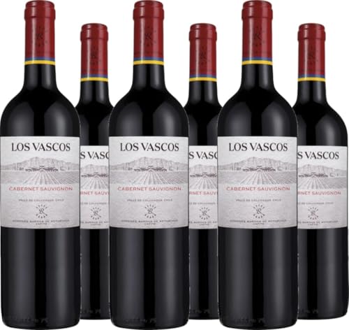 Viña Los Vascos 6er Vorteilspaket Los Vascos Cabernet Sauvignon 2021 (6 x 0.75 l) von Viña Los Vascos