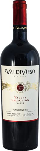 Carmenère Single Valley Gran Reserva DO 2021 Vina Valdivieso (1x0,75l), exzellenter trockener Rotwein aus Chile von Vina Valdivieso