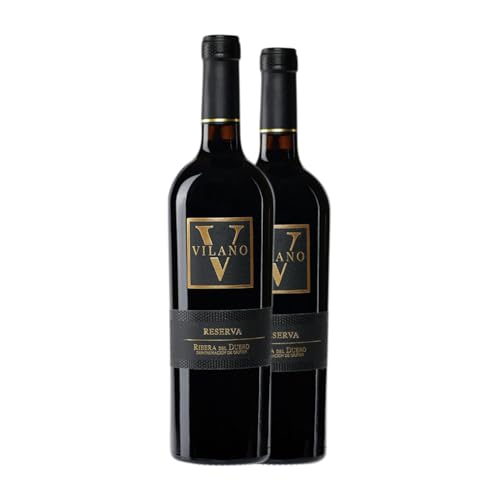 Viña Vilano Tempranillo Ribera del Duero Reserve 75 cl Rotwein (Karton mit 2 Flaschen von 75 cl) von Viña Vilano