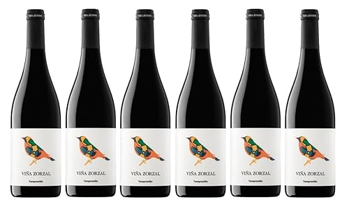 6x 0,75l - 2022er - Vina Zorzal - Tempranillo - Navarra D.O.P. - Spanien - Rotwein trocken von Vina Zorzal