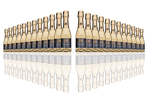 VINADA - Crispy Chardonnay Mini - Zero Alcohol Wine - 200 ml (24 Glass Bottles) von Vinada