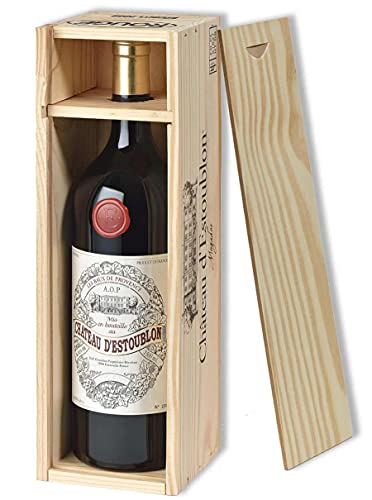 Château d'Estoublon - Rouge Magnum - AOP Les Baux-de-Provence 1,5 l - 13% Vol. Alc. - Erstklassiger Rotwein in der 1.5 l Magnumflasche in einer dekorativen Holzschachtel von Vincent Becker