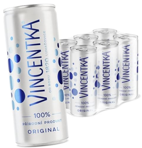 Vincentka Mineralwasser, 250 ml Dose, 6er-Pack von Vincentka