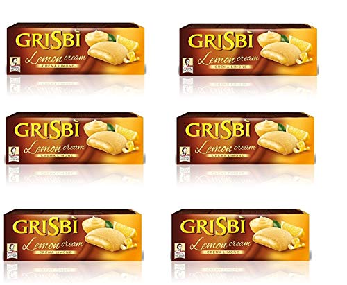 6x Vicenzi Grisbi Limone 150g cookies riegel kuchen Kekse Zitronencreme Zitrone von Vincenzi