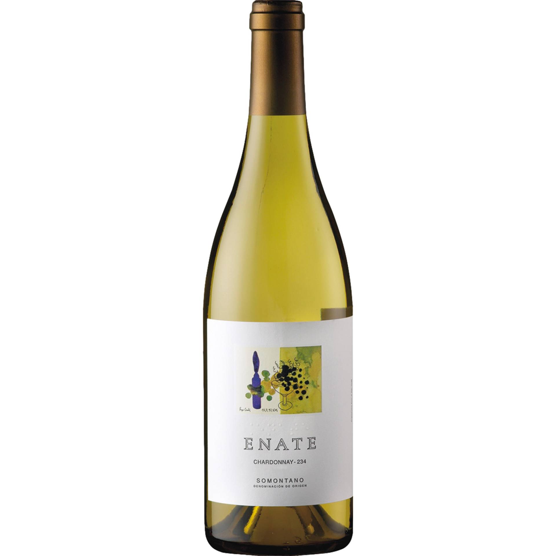 Enate Chardonnay 234, Somontano DO, Somontano, 2023, Weißwein von Viñedos y Crianzas del Alto Aragón S.A. ,   ES 22314 Salas Bajas