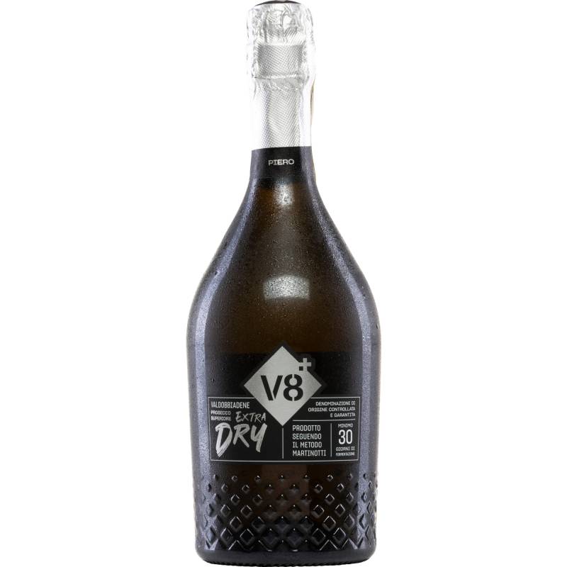 v8+ Piero Valdobbiadene Prosecco Superiore, Extra Dry, Valdobbiadene Prosecco DOCG, Venetien, Perlwein / Secco von Vineyards v8+ -  Via Zovatto 7 - 30020 Loncon di Annone Veneto (VE) - Italia