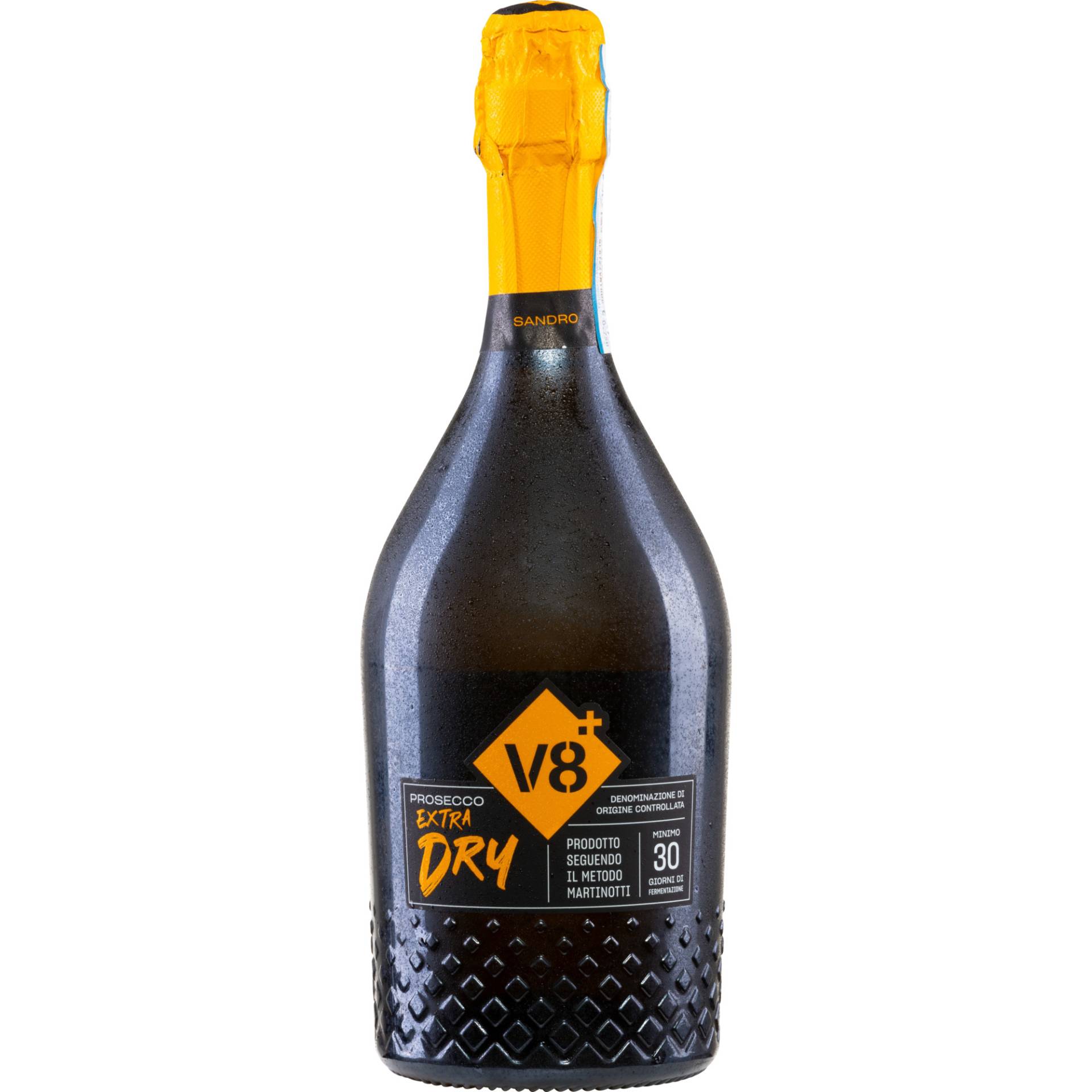 v8+ Sandro Prosecco, Extra Dry, Prosecco DOC, Venetien, Perlwein / Secco von Vineyards v8+ -  Via Zovatto 7 - 30020 Loncon di Annone Veneto (VE) - Italia