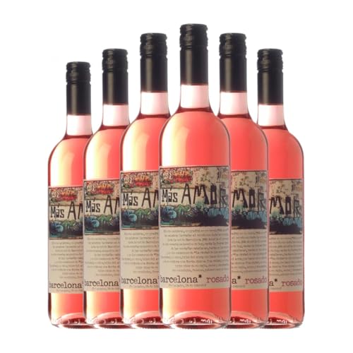 Vino Amor y Fantasía Más Amor Catalunya 75 cl Rosé-Wein (Karton mit 6 Flaschen von 75 cl) von Vino Amor y Fantasía