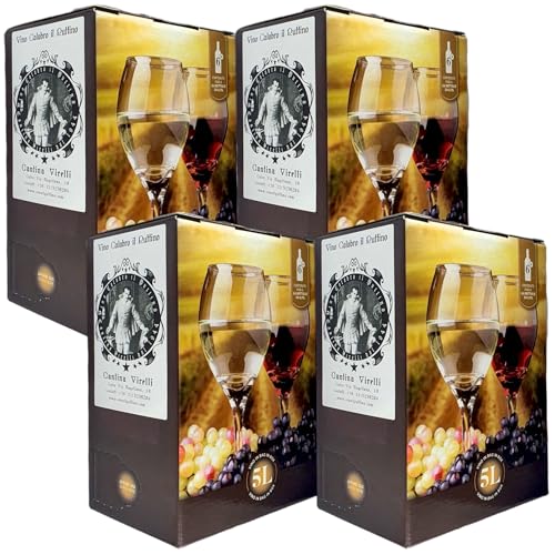 Vino Calabro il Puttino │ Rotwein IGP Kalabrien │ Bag in Box │ Gaglioppo │ Unfiltriert │ Cutro Calabria Italy | Weingut Virelli | IGP CALABRIA | Calabrese (20 L) von Vino Calabro Il Puttino