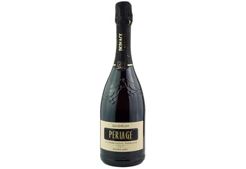 Italienischer Extra Dry Prosecco- Quorum – Valdobbiadene Superiore DOCG- Bio Vegan (1 x 0.75 l) von Vino Eli.D