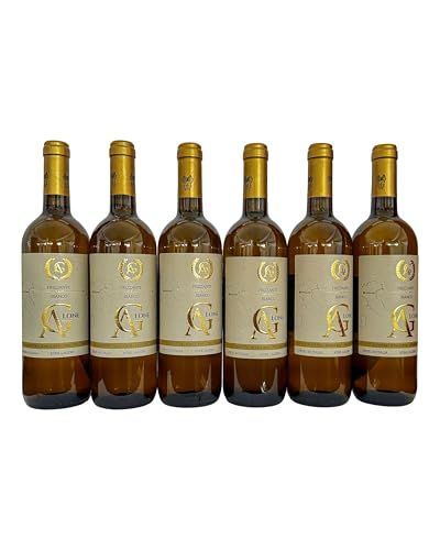 Galone Bianco Weißwein - Lieblicher Premium Schaumwein aus Italien, Ideal für Dinner & Feiern, Fruchtig, Zitrus, Moskato, Perfekt für Weinliebhaber, 750ml Schaumwein (6) von Vino Galone