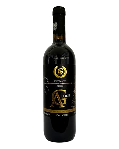 Galone Rosso Rotwein - Fruchtiger und Vollmundiger Italienischer Wein, Ideal zu Antipasti, Desserts & Fleisch, Weinliebhaber Favorit, für Dinner & Feiern 750ml Schaumwein (3) von Vino Galone