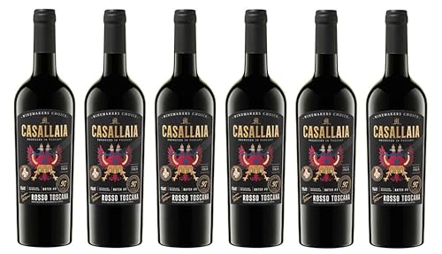 6x 0,75l - Vino Pellegrino - Casallaia - Rosso - Toscana I.G.P. - Italien - Rotwein halbtrocken von Vino Pellegrino