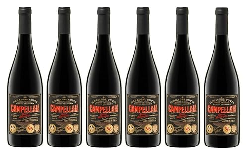 6x 0,75l - Vino Pellegrino - Signature Cuvée - Campellaia - Aglianico - Benevento I.G.P. - Kampanien - Italien - Rotwein trocken von Vino Pellegrino