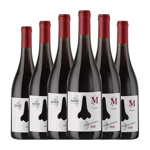 De Nariz Coupage Monastrell Syrah Yecla 75 cl (Schachtel mit 6 Flaschen von 75 cl) von Vinos De Nariz - Pedro Martínez