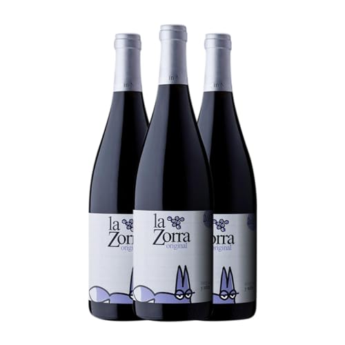 Vinos La Zorra Original Vino de Calidad Sierra de Salamanca 75 cl (Schachtel mit 3 Flaschen von 75 cl) von Vinos La Zorra