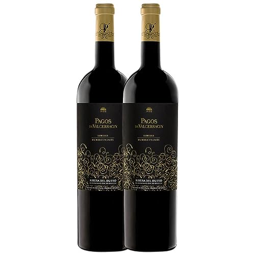 Pagos de Valcerracín 10 Meses Roble Francés Tempranillo Ribera del Duero Alterung Magnum-Flasche 1,5 L (Schachtel mit 2 Magnum-Flasche von 1,5 L) von Vinos de la Luz - Pagos de Valcerracín